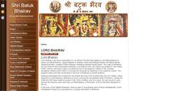 Desktop Screenshot of batukbhairav.com
