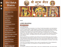 Tablet Screenshot of batukbhairav.com
